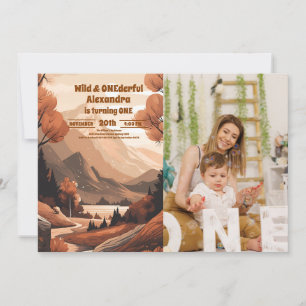 Convites Primeiro aniversario de Fotografia da Floresta Rus