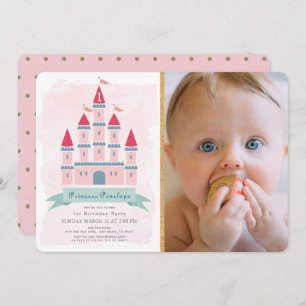 Convites Primeiro aniversario de Fotografia da Princesa Pri