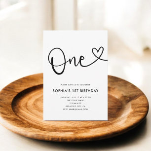 Convites Primeiro aniversario de Fotografia de Script de Co