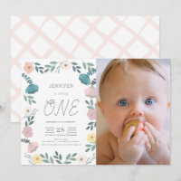 Primeiro aniversario de Fotografia GIrl White Flor