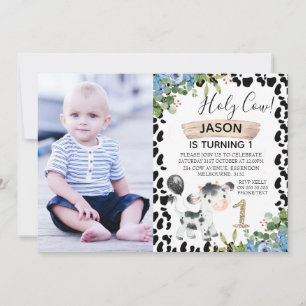 Convites Primeiro aniversario de Fotografia Impressão