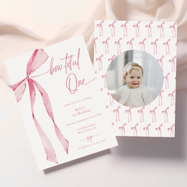 Convites Primeiro aniversario de Fotografia Rosa-d-Água Bel (Criador carregado)