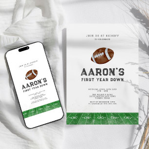 Convites Primeiro aniversario De Futebol No Primeiro Ano