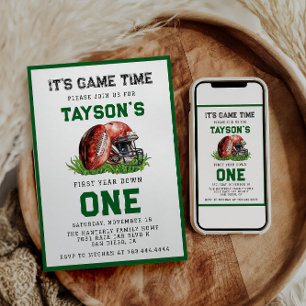 Convites Primeiro aniversario De Futebol No Primeiro Ano