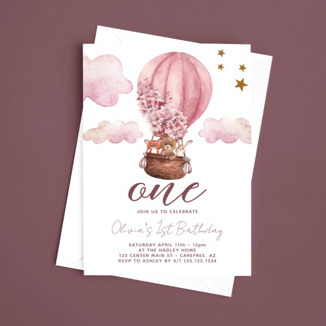 Convites Primeiro aniversario de Garota do Urso de Teddy (Criador carregado)