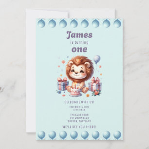Convites Primeiro Aniversário de James