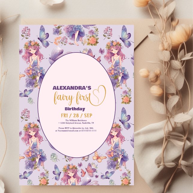 Convites Primeiro aniversario De Laticínios De Primeira Flo (Criador carregado)