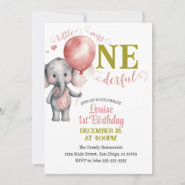 Convites Primeiro aniversario de Menina Maravilhosa do Balã