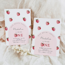 Primeiro aniversario de morango