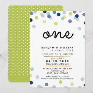 Convites primeiro aniversario de na moda INVITE ponto brilh