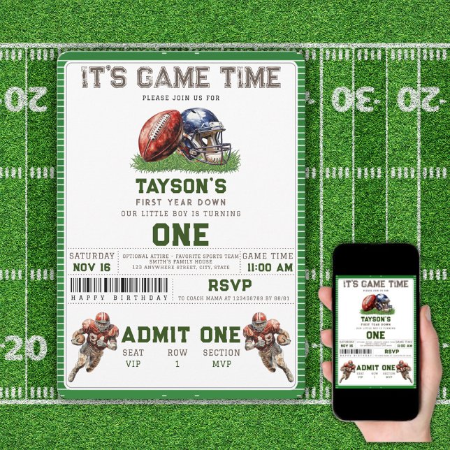 Convites Primeiro aniversario de outono do primeiro ano de  (Criador carregado)