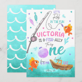 Convites Primeiro aniversario de Pesca da Garota