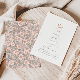 Convites Primeiro aniversario de Primavera doce e Páscoa