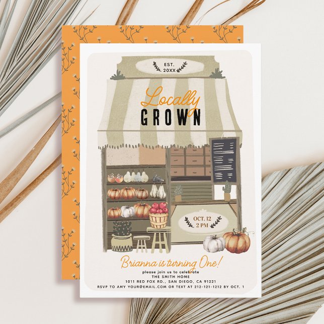 Convites Primeiro aniversario De Queda Do Mercado Dos Agric (Criador carregado)