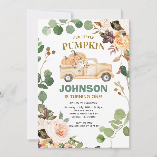 Convites Primeiro aniversario de queda do Partido dos Camin (Frente)