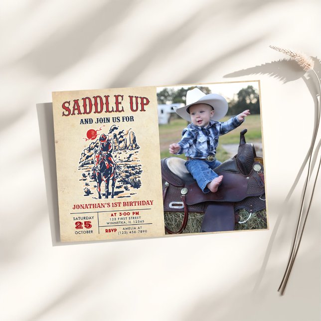 Convites Primeiro aniversario de Rodeio do Deserto de Vinta (Criador carregado)