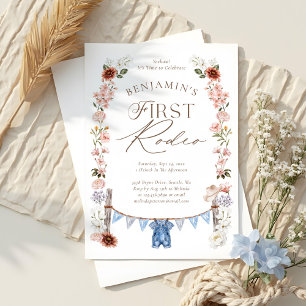 Convites Primeiro aniversario de Rodeio Selvagem Oeste