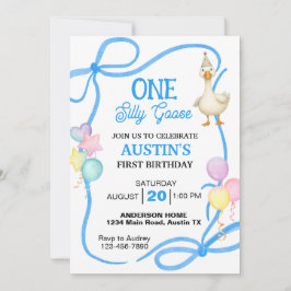 Convites Primeiro Aniversário de Um Bobo Ganso