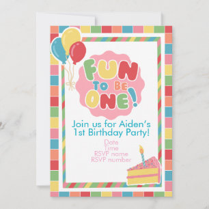 Convites Primeiro Aniversário Divertido Para Ser Um Bebê Co