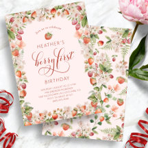 Primeiro Aniversário do Berry Rosa