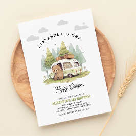 Convites Primeiro Aniversário do Camper Feliz