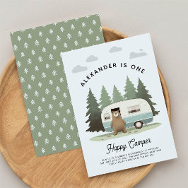 Convites Primeiro Aniversário do Camper Feliz