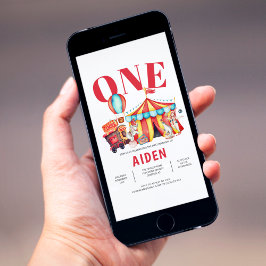 Convites Primeiro aniversario do Festival de Circo do Carna