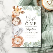 Primeiro aniversario do Garoto Safari Selvagem