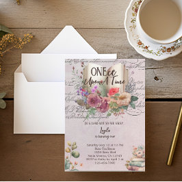 Convites Primeiro Aniversário do Livro de História de Fairy