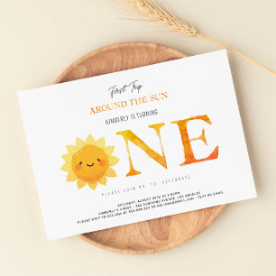 Convites Primeiro Aniversário do Sol Justo