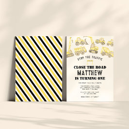 Convites Primeiro Aniversário do Veículo de Construção em C