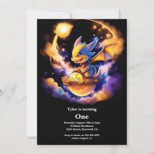 Convites Primeiro aniversario Dragon
