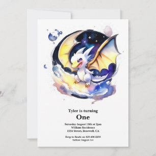 Convites Primeiro aniversario Dragon