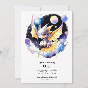 Convites Primeiro aniversario Dragon
