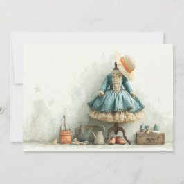 Convites Primeiro aniversario Estúdio do Escritor de Roupa