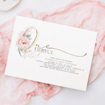 Primeiro aniversario Floral Rosa Magnífico