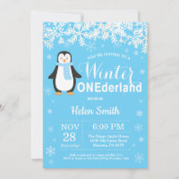 Primeiro aniversario Inverno de Onederland Penguin