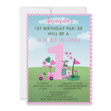 Primeiro aniversario Par-Tee Encantador De Golfe R