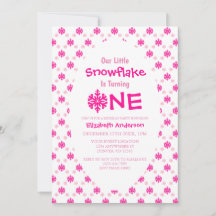 Primeiro aniversario Pequeno Floco de Neve