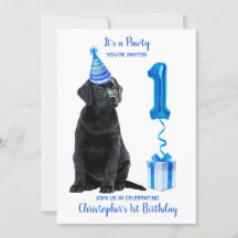 primeiro aniversario Puppy Tema Pawy - Cachorro Az