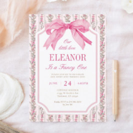 Convites Primeiro aniversario rosa Rico ONE Girl