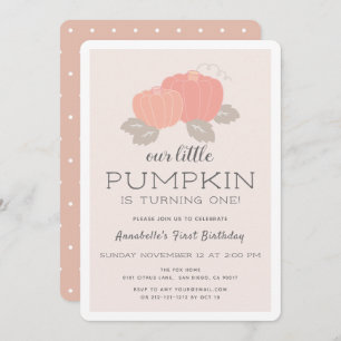 Convites Primeiro aniversario Rosa-Rosa-Rosa