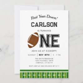 Convites Primeiro Ano de Redução | Futebol Boy Primeiro Ani