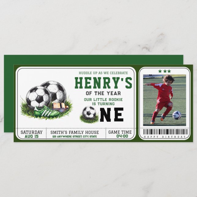 Convites Primeiro Ano de Redução | Primeiro aniversario de  (Frente/Verso)