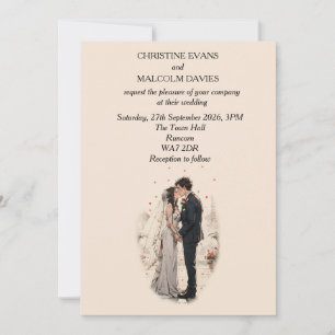 Convites Primeiro Casamento de Beijo