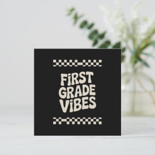 Convites Primeiro Dia do Primeiro Ano Vibes Volta às Aulas