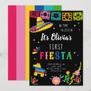 Convites Primeiro Fiesta, sem tempo para o aniversário de s