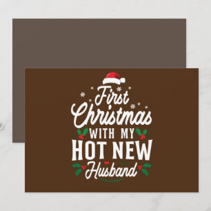Convites Primeiro Natal Com Meu Marido Novo e Gostoso Prese
