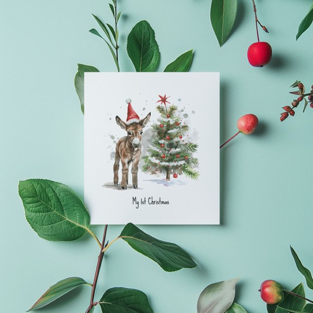 Convites Primeiro Natal do Burro Doce (Criador carregado)