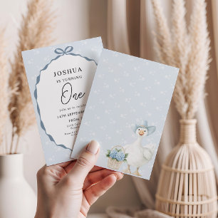 Convites Primeiro Pato Cortado Festa de aniversário